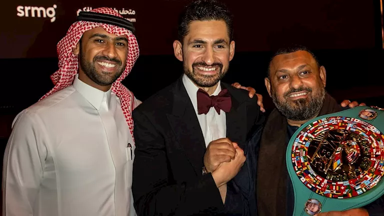 صور وفيديو..أمير المصري يحتفل مع نسيم حميد بعرض فيلم “Giant” في مهرجان