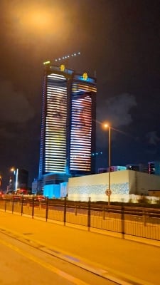 «غرناطة» تحتفي بالعيد الوطني بعرض أكبر صورة للملك وولي العهد رئيس الوزراء – الوطن