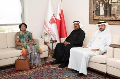 القائم بأعمال أمين عام المؤسسة الملكية للأعمال الإنسانية يستقبل سفيرة سريلانكا – الوطن