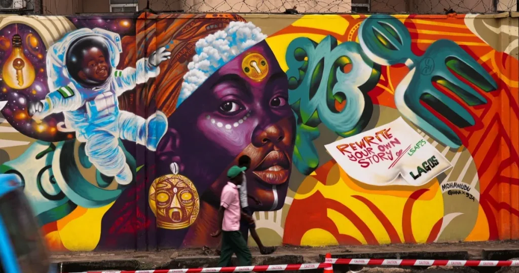 نيجيريا تنظم أول مهرجان لفن الشارع يحتفي بحيوية لاجوس