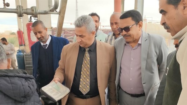 تموين الوادي الجديد تنفذ حملة تفتيشية على محطة تعبئة البوتاجاز