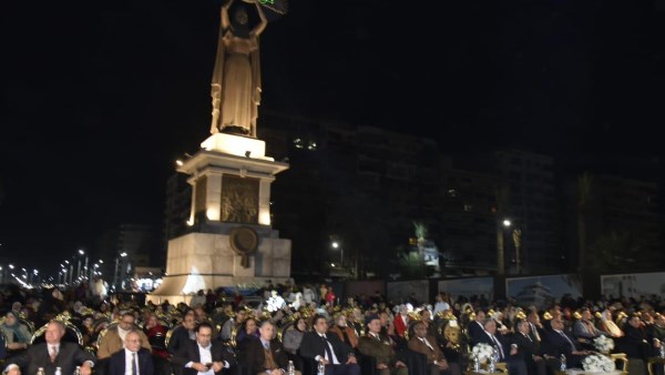 محافظ بورسعيد يشهد احتفالية العيد القومي