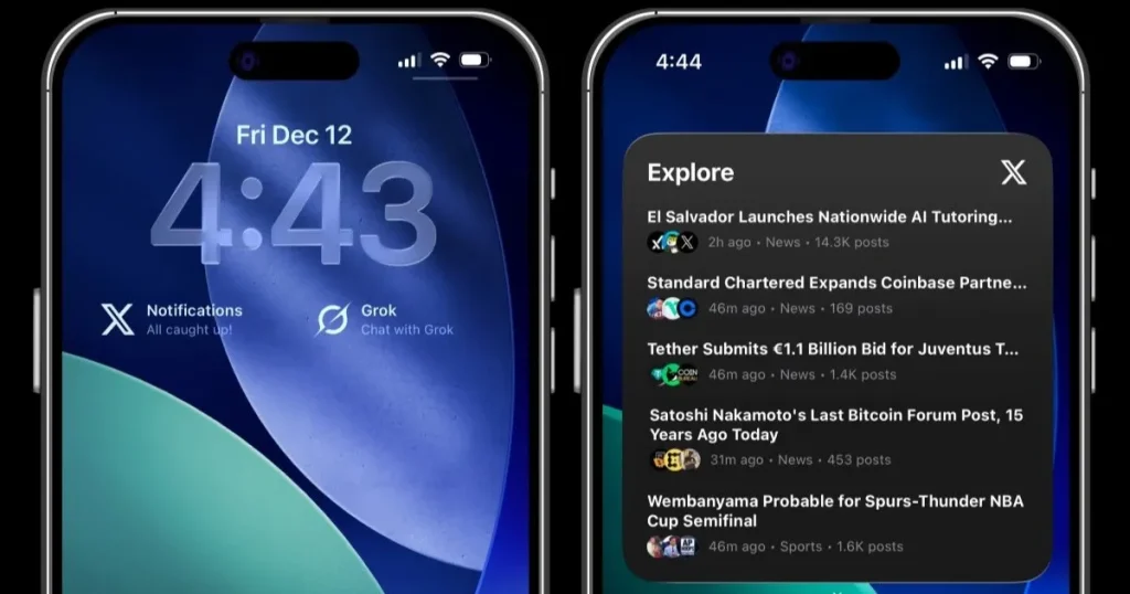 بعد الكشف عنها في 2020.. إكس تتيح “Widgets” على آيفون