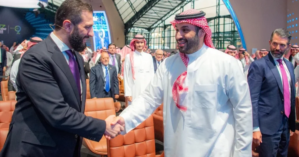 ولي العهد السعودي والرئيس السوري يبحثان العلاقات الثنائية