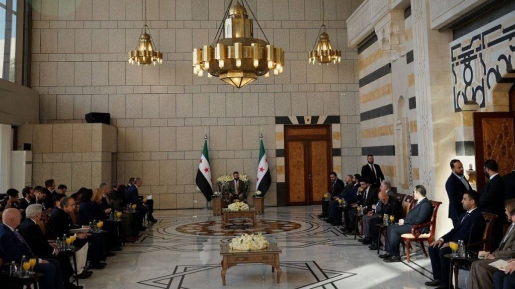 الانتهاكات الإسرائيلية محور محادثات الشرع مع وفد مجلس الأمن