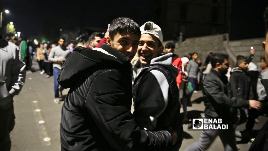 أجواء دمشق بمناسبة مرور عام على التحرير