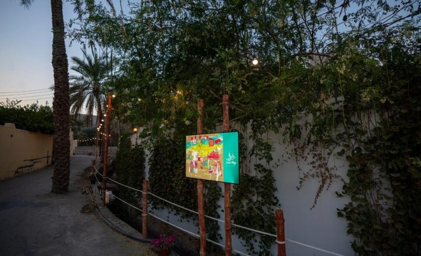 سواعد شباب سمائل تنجح في تطوير المسارات الداخلية لقرية سرور