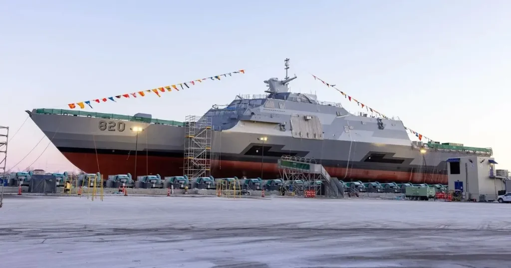 السعودية تدشن أولى سفنها القتالية ضمن مشروع طويق