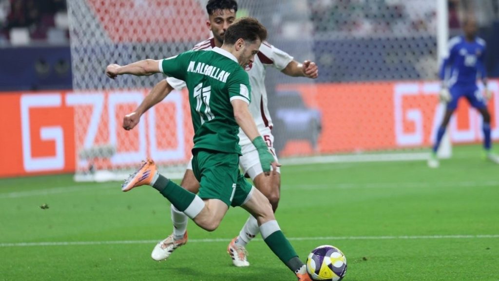 بقذيفة خريبين.. منتخب سوريا يتعادل مع قطر