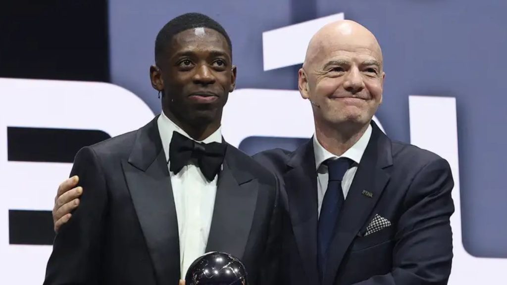 فوز ديمبلي وبونماتي بـ”ذا بيست” وزاخو العراقي بأفضل المشجعين