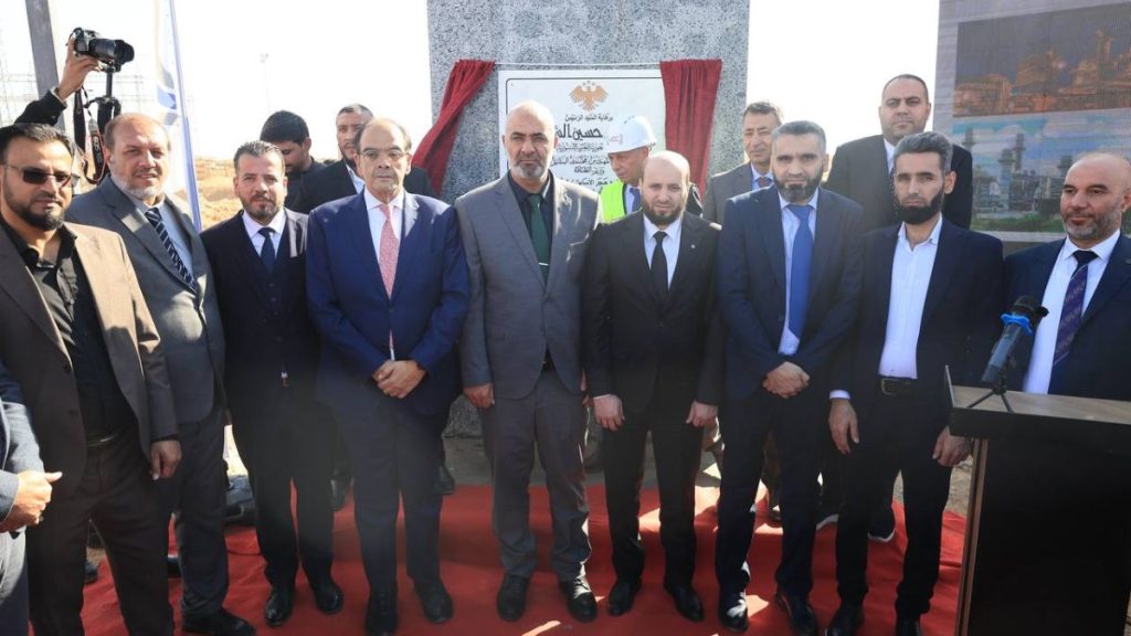 وضع حجر الأساس لمحطة “التيم” الحرارية بدير الزور