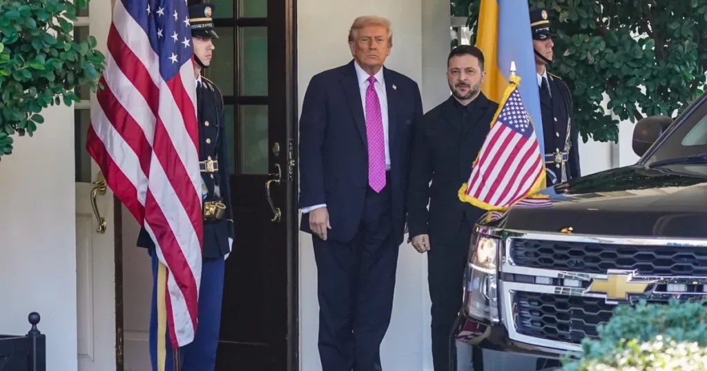 ترامب قبل لقاء زيلينسكي: أجريت مكالمة مثمرة للغاية مع بوتين