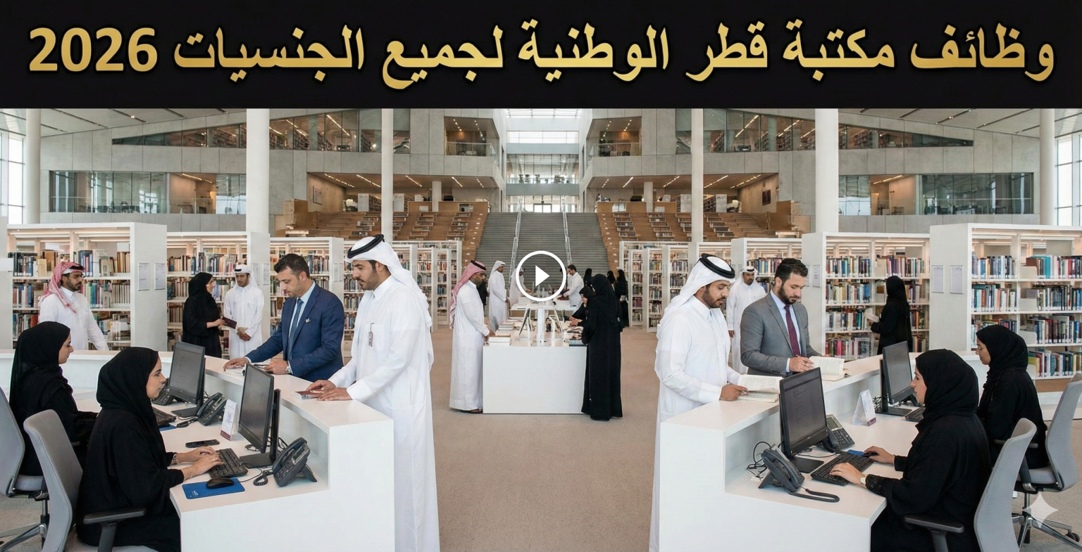 وظائف مكتبة قطر الوطنية لجميع الجنسيات 2026