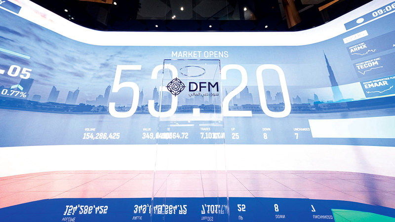 «دبي المالي» يربح 8 مليارات درهم بدعم أسهم «العقارات»