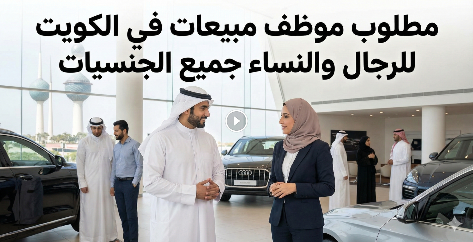 مطلوب موظف مبيعات في الكويت للرجال والنساء جميع الجنسيات