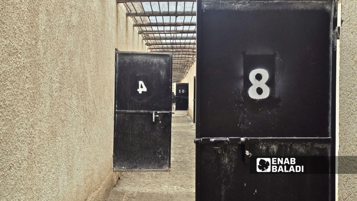 السجن حاليًا تحت سيطرة القوات الحكومية السورية بعد انتقالها من قسد- 22 كانون الثاني 2026 ( / مروان المضحي)