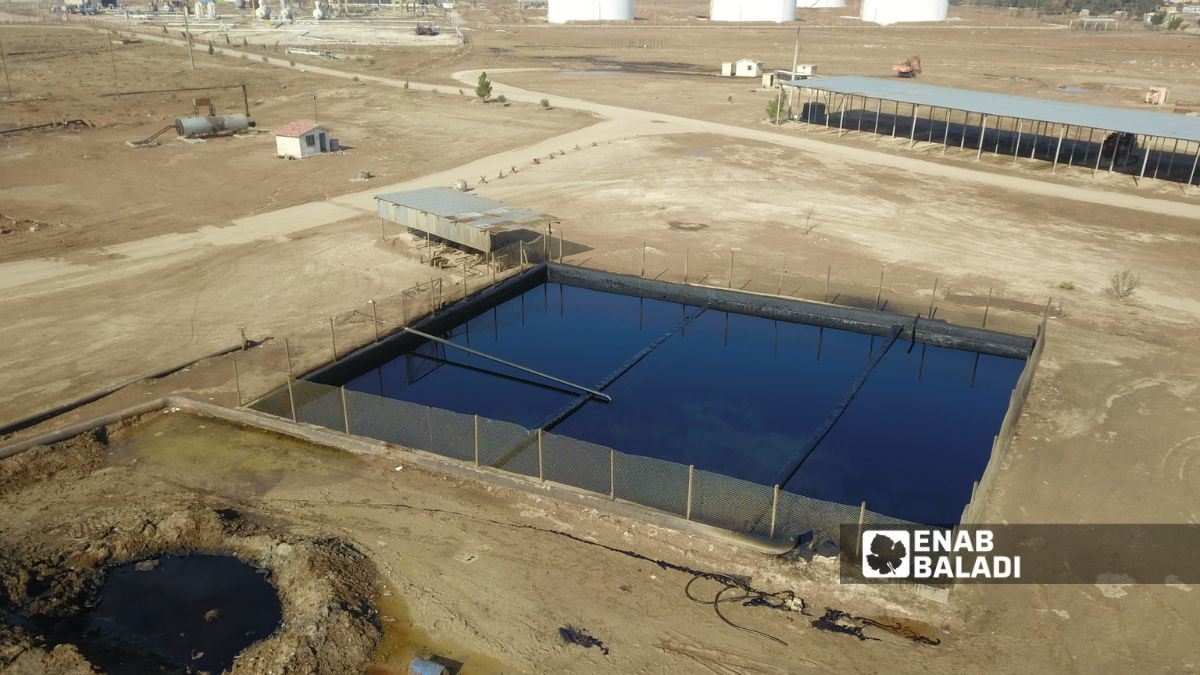 حقل الجبسة النفطي في الحسة شرقي سوريا - 25 كانون الثاني 2026 ()