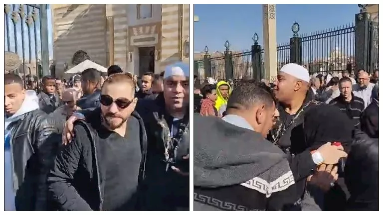 وفاة والد المطرب الشعبي عمرو أبوزيد.. وتشييع جنازته بالسيدة نفيسة (صور