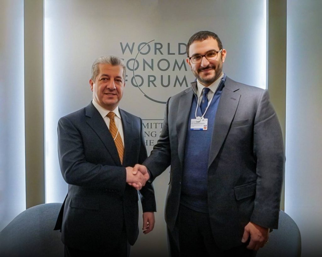 عيسى بن سلمان يلتقي رئيس وزراء إقليم كردستان العراق على هامش «دافوس 2026» – الوطن