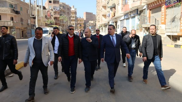 محافظ الجيزة: تطوير ورصف طريق جسر المنوات بالحوامدية
