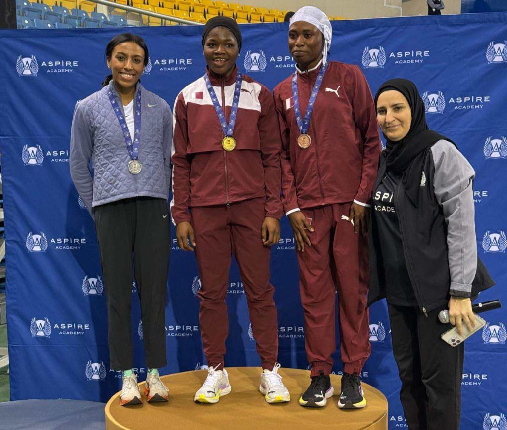 الكويتية مضاوي الشمري تحصد فضية سباق 60 متر في لقاء أسباير الدولي بالدوحة