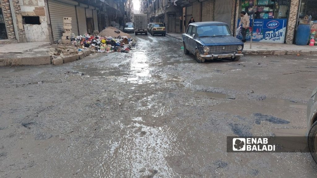 حلب.. الأمطار تفاقم أزمة شوارع صلاح الدين