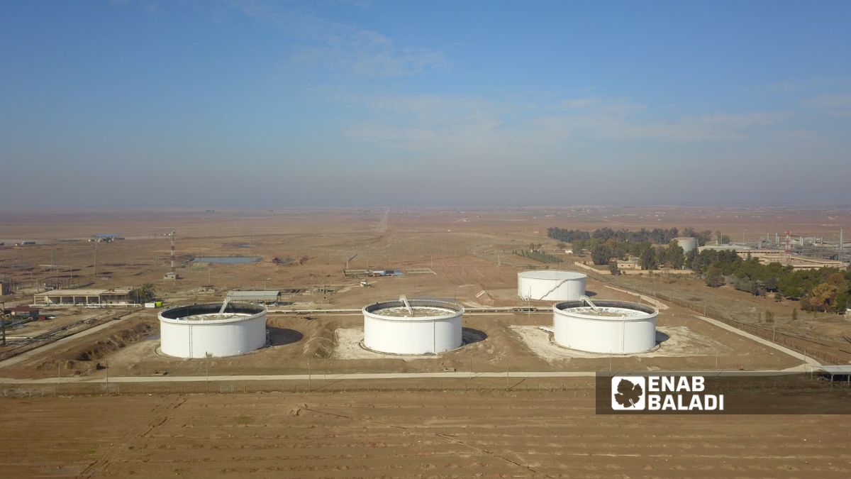 حقل الجبسة النفطي في الحسة شرقي سوريا - 25 كانون الثاني 2026 ()