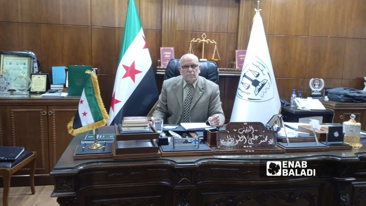 نقيب المحامين في سوريا محمد علي الطويل - 20 كانون الثاني 2026 (\وسيم العدوي)