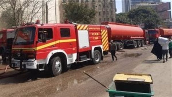 الحماية المدنية تسيطر على حريق ببدروم عقار في العبور