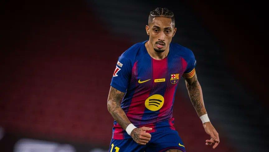 برشلونة يعلن إصابة رافينيا وغيابه عن مواجهة ألباسيتي