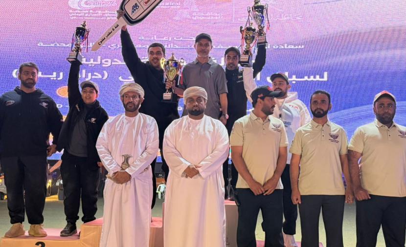 إعلان الفائزين بختام بطولة محضة الدولية لسباق التسارع الرملي