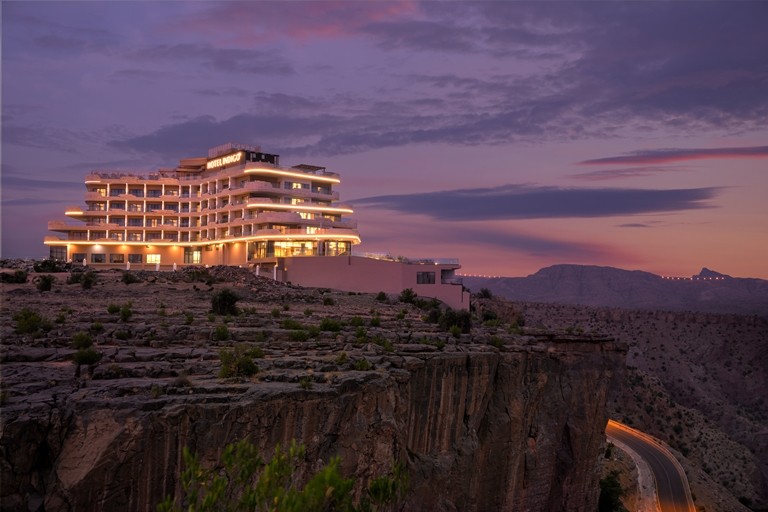 Hotel Indigo Jabal Akhdar Resort & Spa  Exterior Night Shot (1).JPG