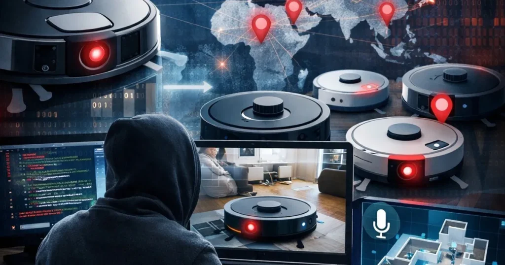 اكتشاف ثغرة تسمح بالتحكم في 7000 مكنسة روبوتية حول العالم